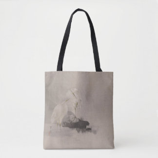 Egrets at the Water's Edge by Watanabe Seitei Tote Bag