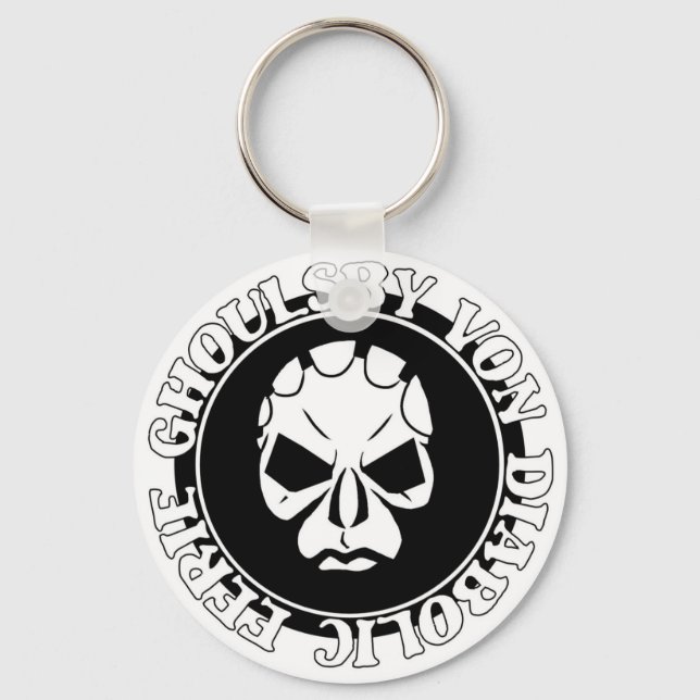 EGVD Face logo keychain (Front)