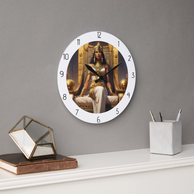 EGYPCIAN LARGE CLOCK (Office)