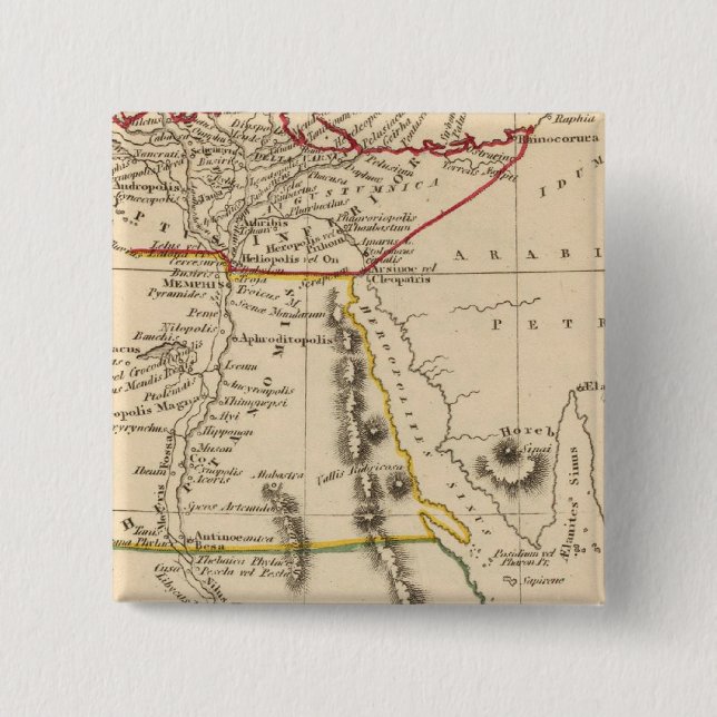 Egype 15 Cm Square Badge (Front)