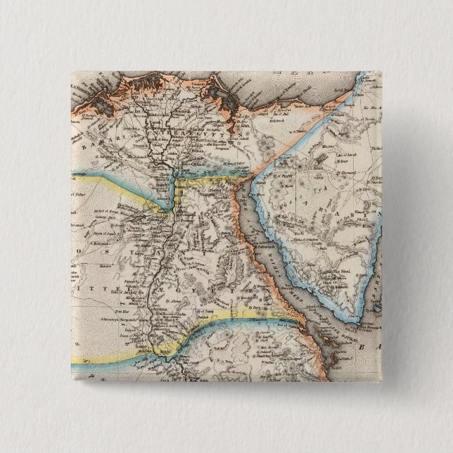 Egypt 14 15 cm square badge (Front)