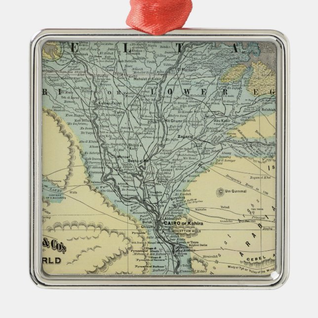 Egypt 14 metal tree decoration (Front)