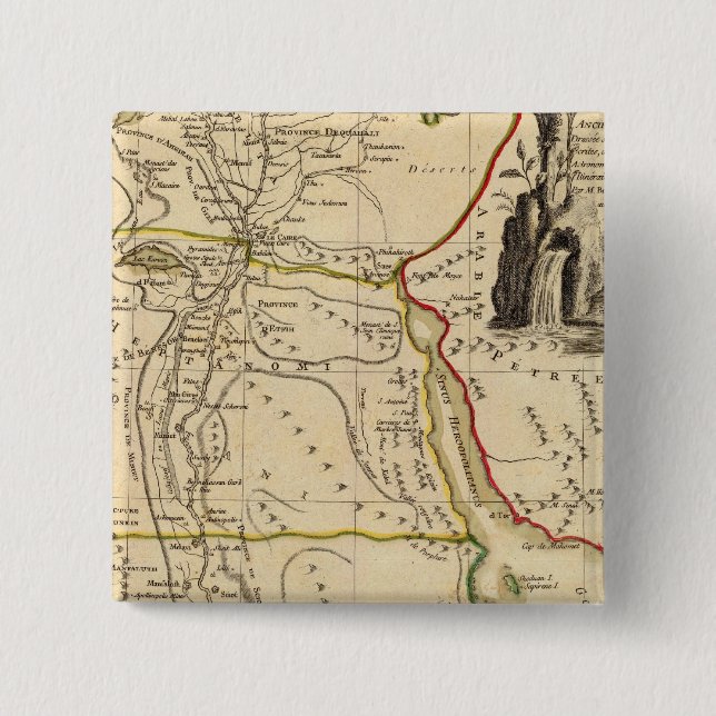 Egypt 15 Cm Square Badge (Front)