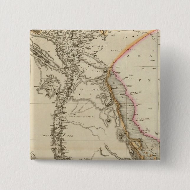 Egypt 3 15 cm square badge (Front)