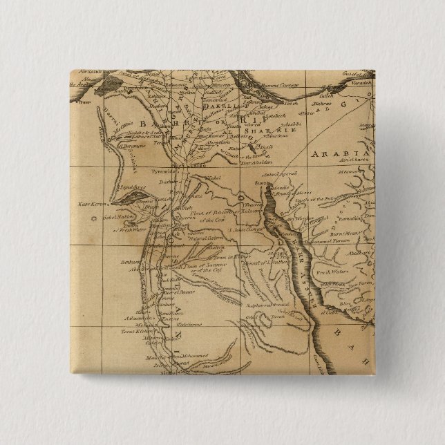 Egypt 4 15 cm square badge (Front)