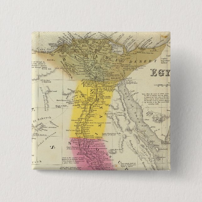 Egypt 6 15 cm square badge (Front)
