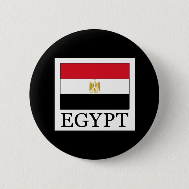 Egypt 6 Cm Round Badge (Front)