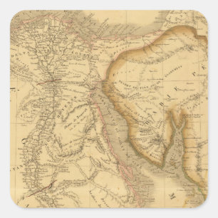 Egypt 7 square sticker
