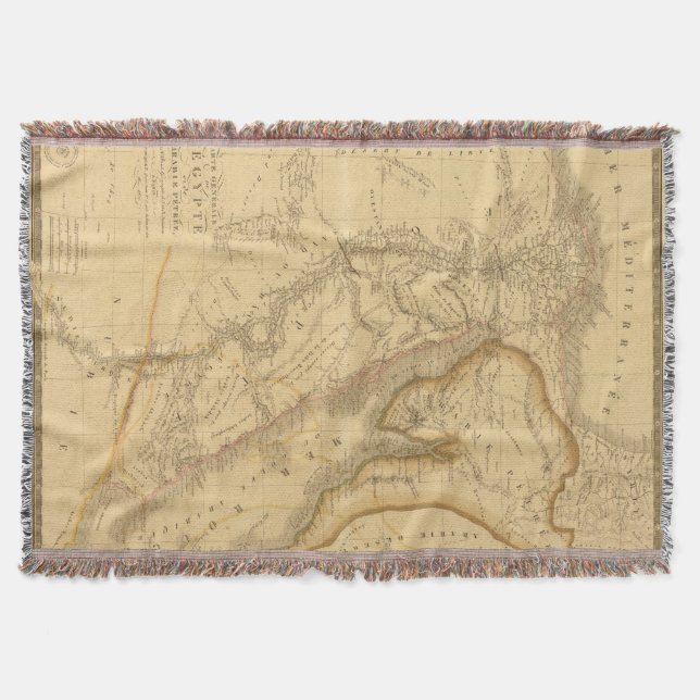 Egypt 7 throw blanket (Front)