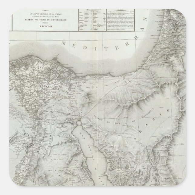 Egypt 9 square sticker (Front)