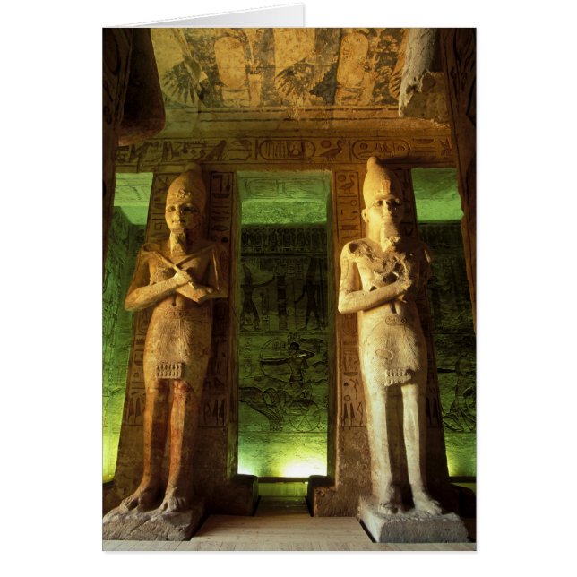 Egypt, Abu Simbel, Statue of Ramesses II, (Front)