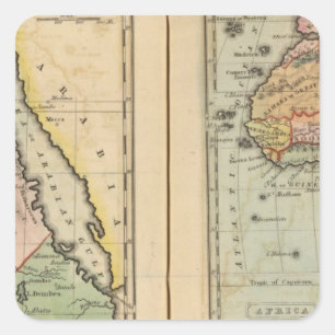 Egypt, Africa Square Sticker