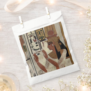 Egypt Ancient Pharaoh Tombs Colorful Painting Art Favour Bag