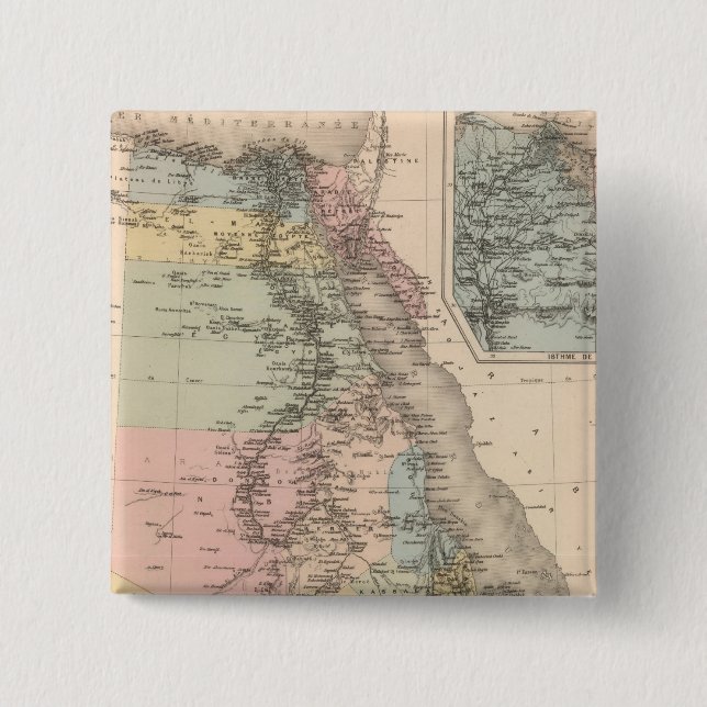 Egypt and Abyssinia 15 Cm Square Badge (Front)