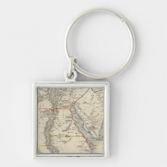 Egypt, And Arabia Petraea Key Ring (Front)