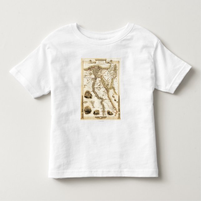 Egypt and ArabiaPanoramic MapEgypt Toddler T-Shirt (Front)