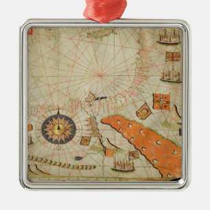 Egypt and the Red Sea Metal Ornament