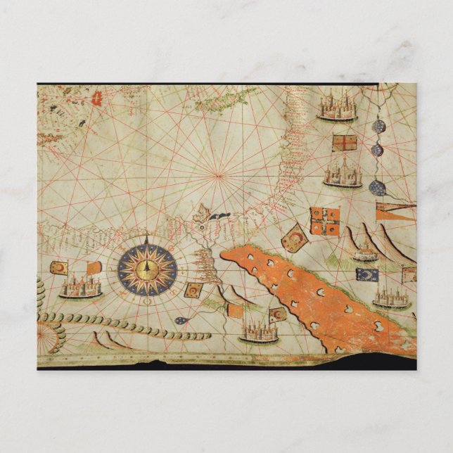 Egypt and the Red Sea Postcard (Front)