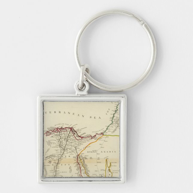 Egypt, Arabia, Palestine Key Ring (Front)