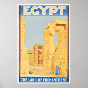 Egypt Art Travel Poster Print Egyptian