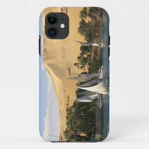Egypt, Aswan, Nile River, Felucca sailboats, 2 iPhone 11 Case