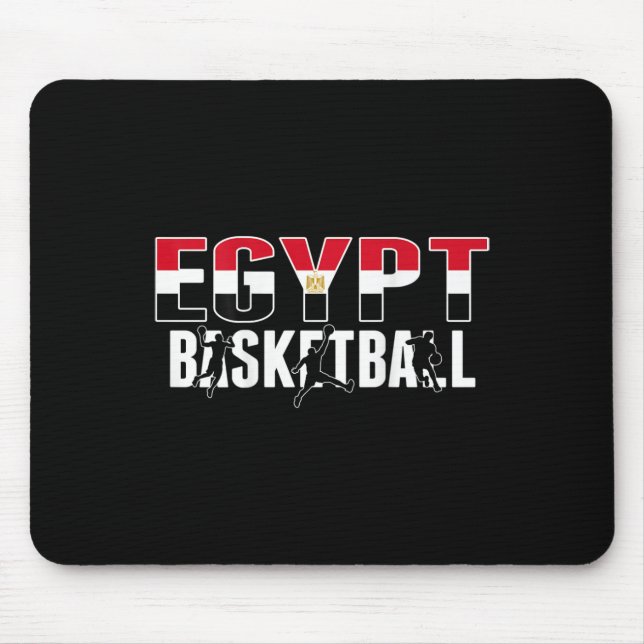 Egypt Basketball Fans Jersey Proud Egyptian Sport  Mouse Pad (Front)