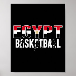 Egypt Basketball Fans Jersey Proud Egyptian Sport Poster
