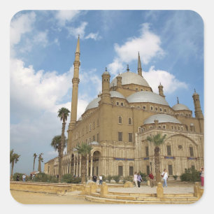 Egypt, Cairo, Citadel, Muhammad Ali Mosque 2 Square Sticker