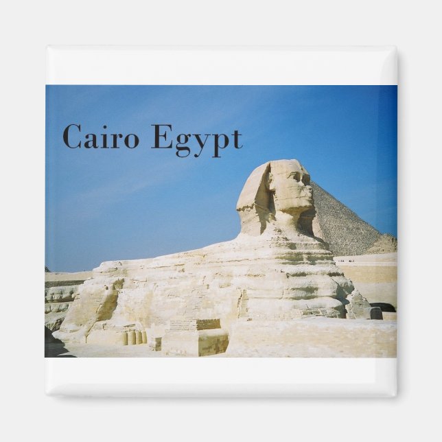 Egypt Cairo Giza Sphinx-2 (St.K) Magnet (Front)