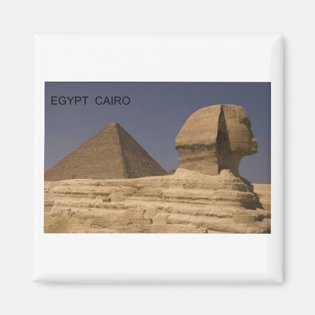 Egypt Cairo Giza Sphinx (St.K) Magnet (Front)