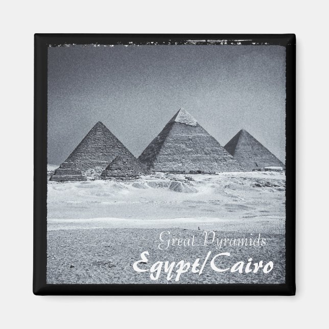 Egypt, Cairo, Pyramids, Giza (Magnet) Magnet (Front)
