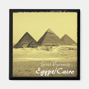 Egypt, Cairo, Pyramids (Magnet) Magnet