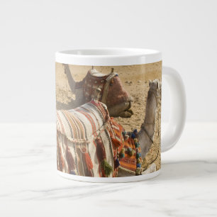 Egypt, Cairo. Resting camels Large Coffee Mug