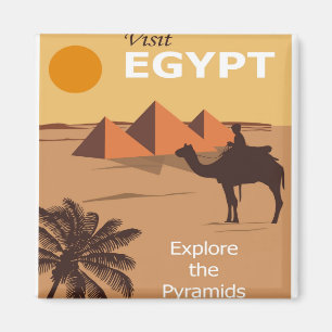 Egypt Cairo Travel Visit The Pyramids Magnet