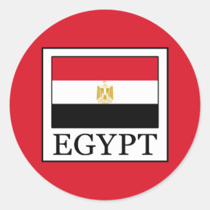 Egypt Classic Round Sticker