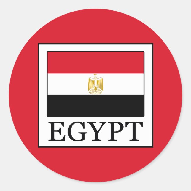 Egypt Classic Round Sticker (Front)