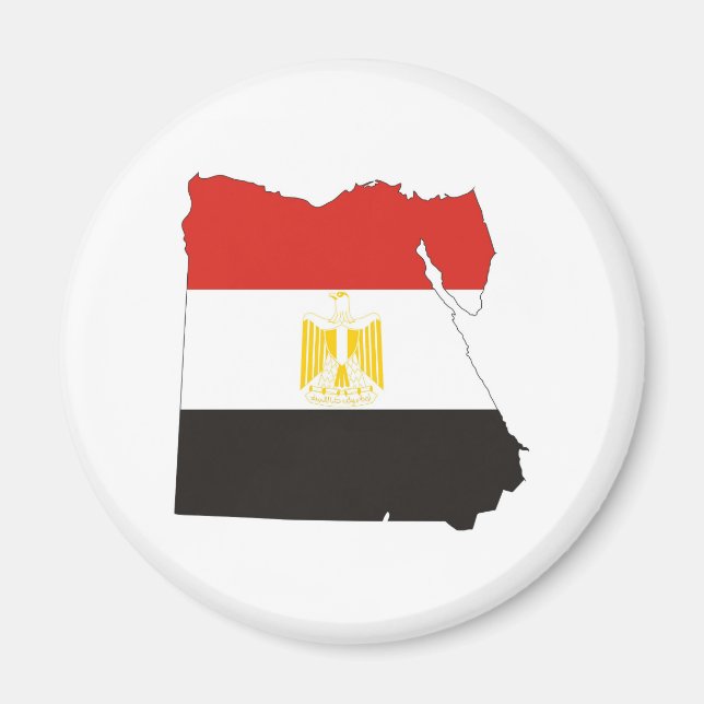egypt country flag map magnet (Front)