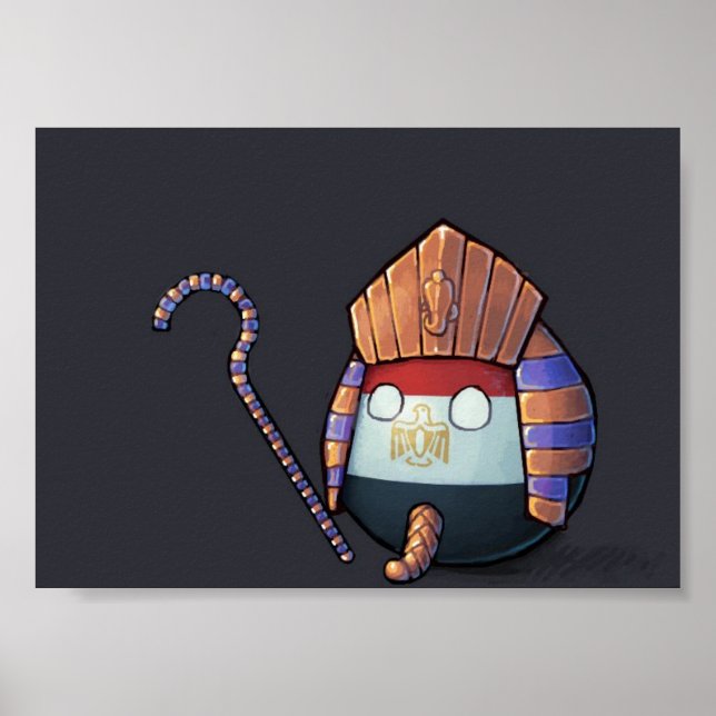 Egypt Countryball Poster (Front)