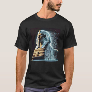 Egypt Digital Sphinx With AI Knowledge Projections T-Shirt