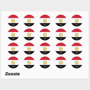 Egypt & Egyptian flag patriots, holiday /sports Classic Round Sticker