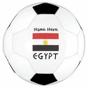 Egypt Egyptian Flag Personalised  Soccer Ball