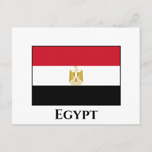 Egypt (Egyptian) Flag Postcard