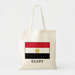 Egypt (Egyptian) Flag Tote Bag