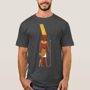Egypt , Egyptian God Amun King Deity Sceptre Tshir T-Shirt
