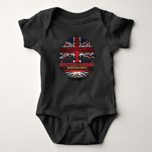 Egypt Egyptian Uk United Kingdom British Tree Baby Bodysuit
