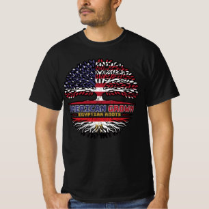 Egypt Egyptian US American USA United States Tree T-Shirt