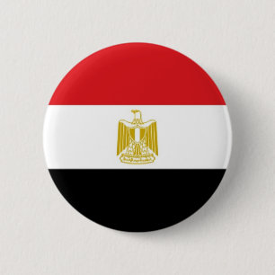 Egypt Flag 6 Cm Round Badge