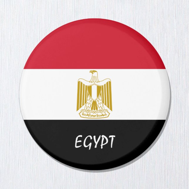 Egypt flag & African - travel/sports fans Magnet (Creator Uploaded)