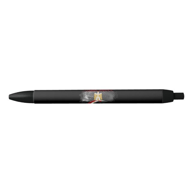 Egypt flag black ink pen (Front)
