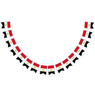 Egypt flag bunting banner